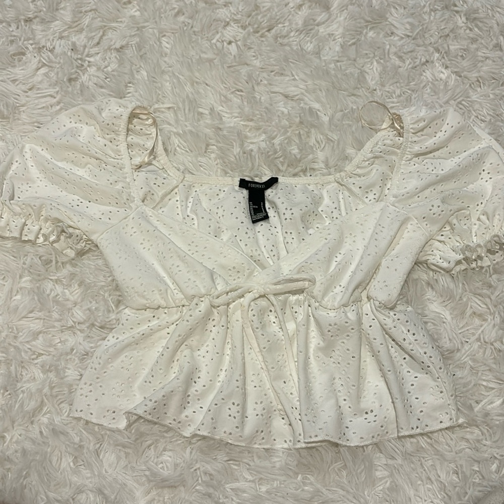 Forever 21 cropped dress top